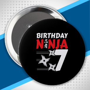 Macaron Rond 10 Cm Ninja Birthday Party