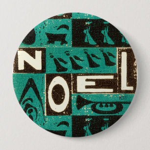 Macaron Rond 10 Cm Noel Green