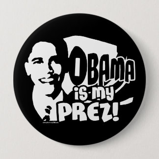 Macaron Rond 10 Cm Obama mon bouton de Prez