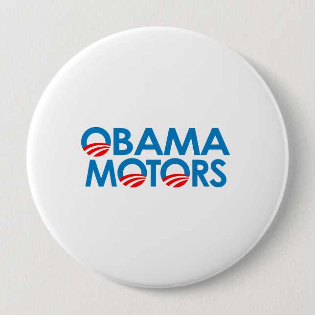 Macaron Rond 10 Cm Obama Motors (Devant)