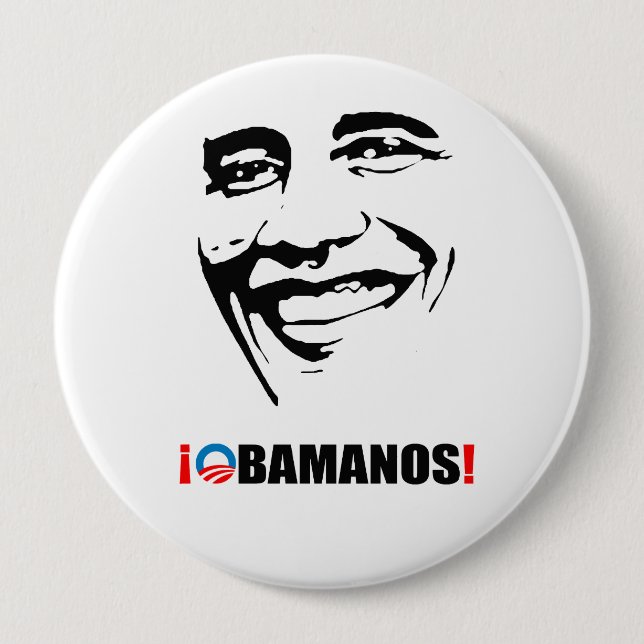 MACARON ROND 10 CM OBAMANOS (Devant)