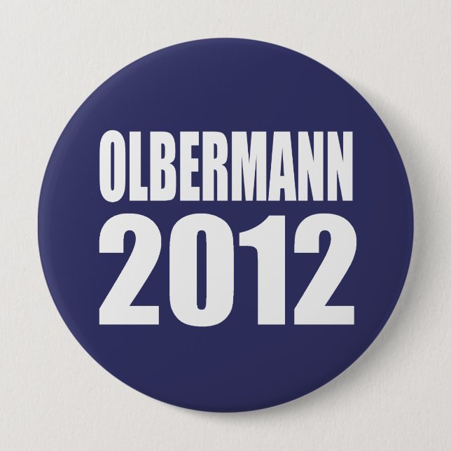 Macaron Rond 10 Cm OLOBERMANN Élections (Devant)