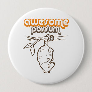 MACARON ROND 10 CM OPOSSUM IMPRESSIONNANT