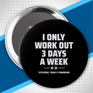 Macaron Rond 10 Cm Personal Trainer Funny Gym Exercice Fitness Mème