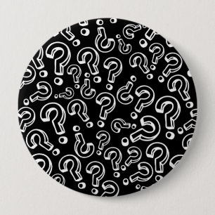 Macaron Rond 10 Cm Points d'interrogation