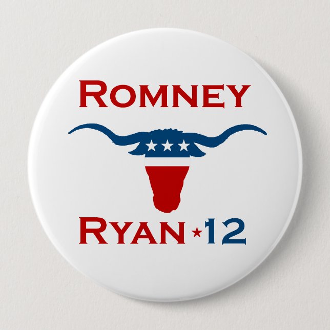 Macaron Rond 10 Cm ROMNEY RYAN 2012 STEER.png (Devant)