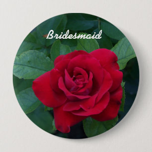Macaron Rond 10 Cm Rose rouge de près