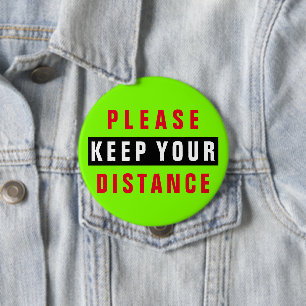 Macaron Rond 10 Cm Rouge, Vert Et Noir S'Il Vous Plaît Garder Votre D