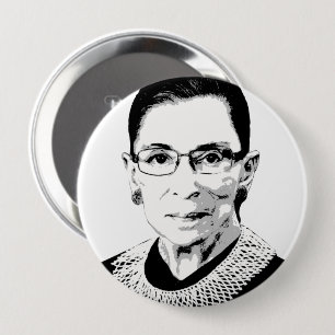 Macaron Rond 10 Cm Ruth Bader Ginsburg