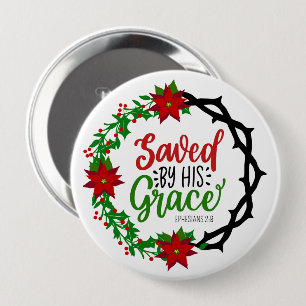 Macaron Rond 10 Cm Sauvé par Sa Grace Christmas Wreath