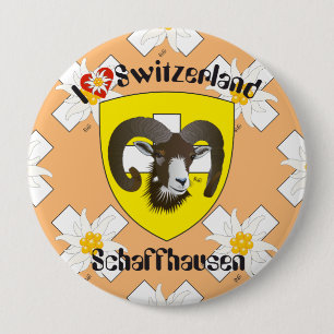 Macaron Rond 10 Cm Schaffhouse - Suisse - Suisse - Svizzera Buttons