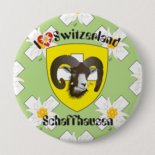 Macaron Rond 10 Cm Schaffhouse - Suisse - Suisse - Svizzera Buttons