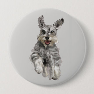 Macaron Rond 10 Cm Schnauzer