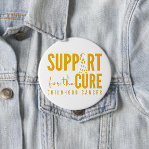 Macaron Rond 10 Cm soutien pour le cancer de l'enfant pour le remède