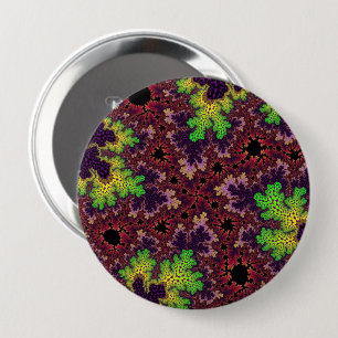 Macaron Rond 10 Cm Spectre vert et violet