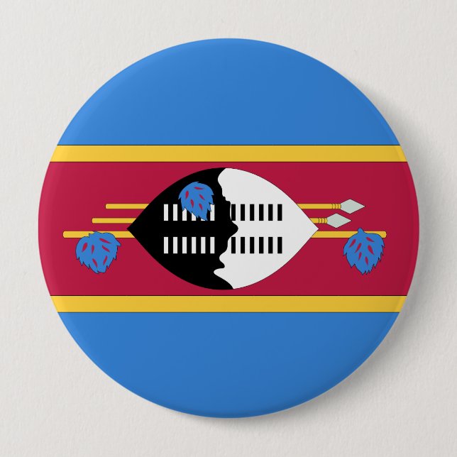 Macaron Rond 10 Cm Swaziland (Devant)