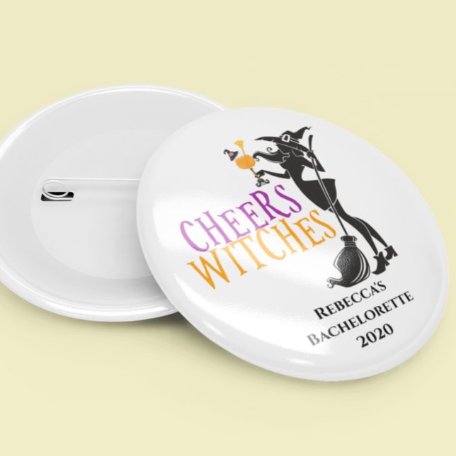 Macaron Rond 10 Cm Tchin Sorcières Cocktail Halloween Enterrement de  (Créateur téléchargé)