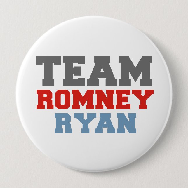 Macaron Rond 10 Cm TEAM ROMNEY RYAN VP TEAM.png (Devant)