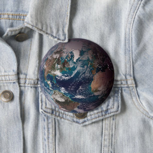 Macaron Rond 10 Cm Terre de marbre bleu (hémisphère occidental)