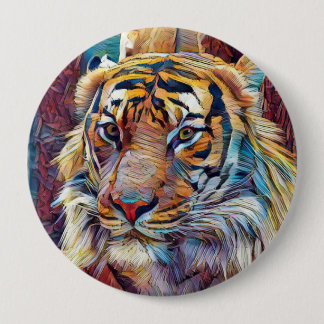 Macaron Rond 10 Cm Tigre