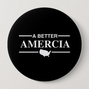 Macaron Rond 10 Cm Un meilleur logo d'Amercia - .png