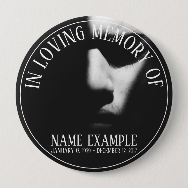 Macaron Rond 10 Cm Un visage endormi à mi-ombre (Devant)