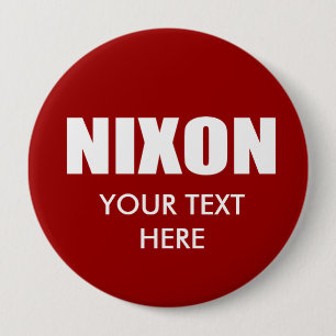 Macaron Rond 10 Cm Vitesse d'élection de RICHARD NIXON