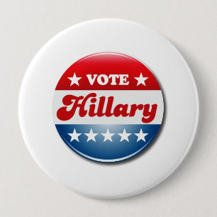 Macaron Rond 10 Cm VOTE HILLARY CLINTON.png