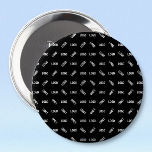 Macaron Rond 10 Cm Votre logo/image Motif géométrique moderne uniqu