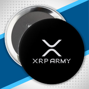 Macaron Rond 10 Cm XRP Army Quote Hodl Crypto Cryptocurrency Meme