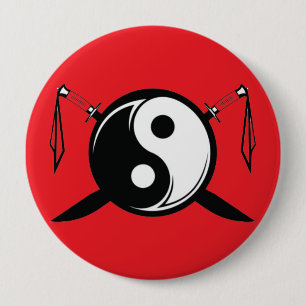 Macaron Rond 10 Cm Yin Yang Double mot de passe