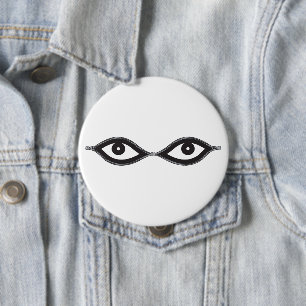 Macaron Rond 10 Cm Zipper eyes