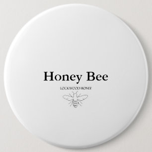 Macaron Rond 15,2 Cm Abeille de miel
