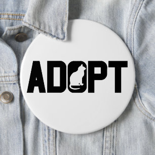 Macaron Rond 15,2 Cm Adopter les animaux