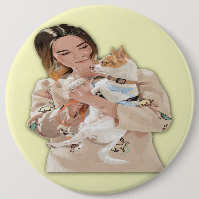 Macaron Rond 15,2 Cm Ajouter une photo Personnaliser (Devant)