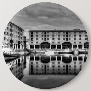 Macaron Rond 15,2 Cm Albert Dock Liverpool Réflexions