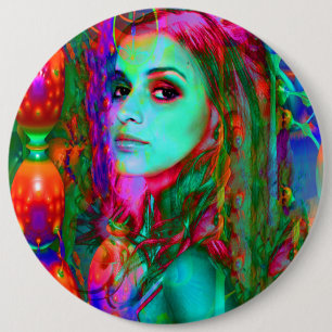 Macaron Rond 15,2 Cm Alice au pays des merveilles