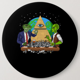 Macaron Rond 15,2 Cm Alien Illuminati