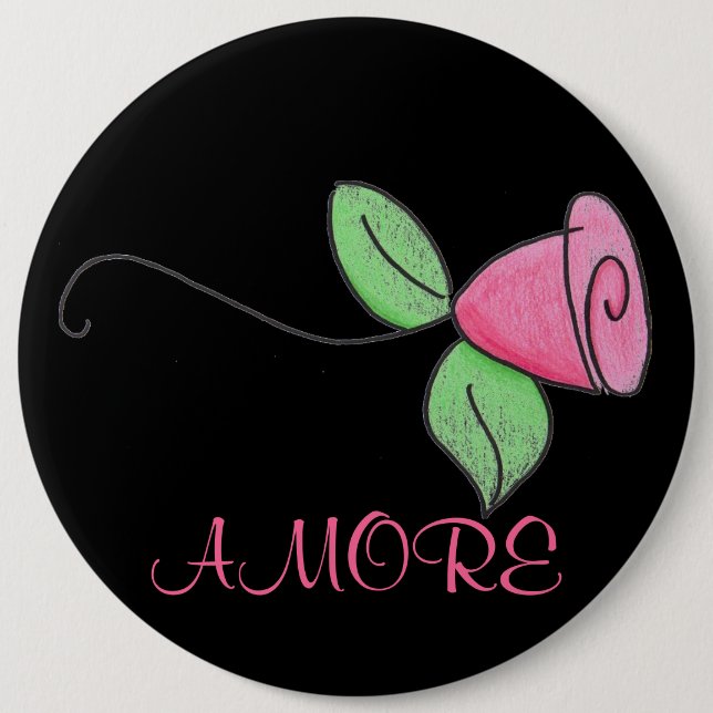 MACARON ROND 15,2 CM AMORE (Devant)
