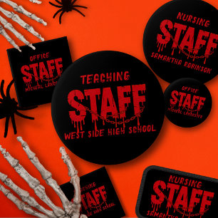 Macaron Rond 15,2 Cm Amusante Halloween Horror Costume Adulte
