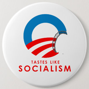 Macaron Rond 15,2 Cm Anti-Obama Bumpersticker - les goûts aiment le