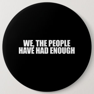 Macaron Rond 15,2 Cm ANTI-OBAMA- We the people have had enough