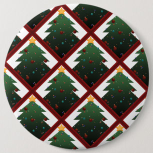 Macaron Rond 15,2 Cm Arbre de Noël