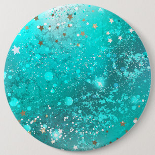 Macaron Rond 15,2 Cm Arrière - plan à huile Turquoise de la menthe