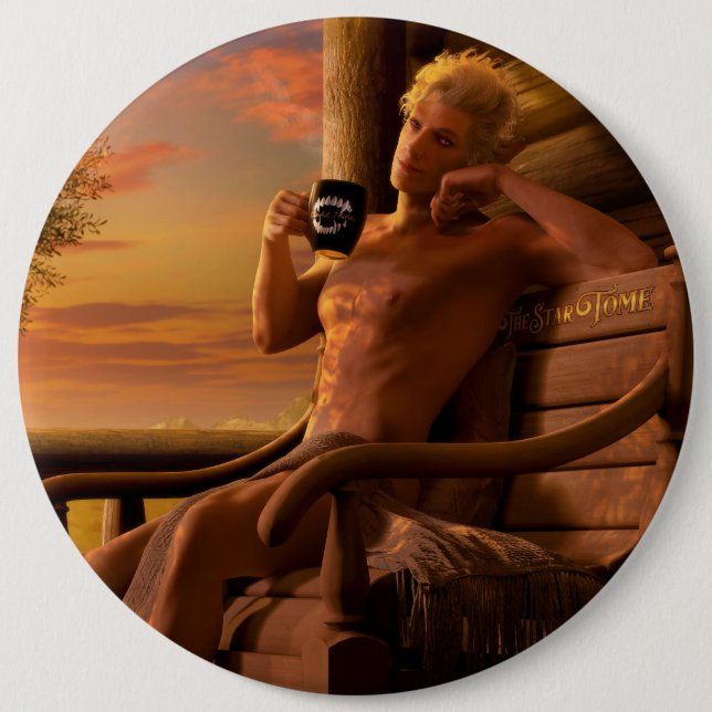 Macaron Rond 15,2 Cm Astarion Baldur's Gate 3 Healing (Devant)