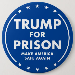 Macaron Rond 15,2 Cm Atout pour la prison - faites le coffre-fort de