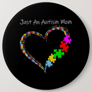 Macaron Rond 15,2 Cm Autiste   Just An Autisme Mom