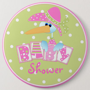 Macaron Rond 15,2 Cm Baby shower @ Bouton