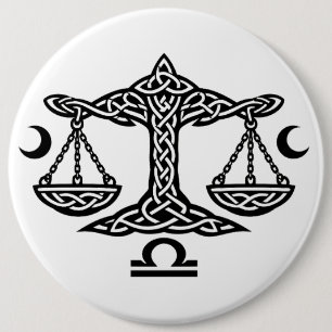 Macaron Rond 15,2 Cm    Balance de la Balance celtique par BurnsInHell