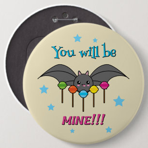 Macaron Rond 15,2 Cm Bat Craving Lollipops